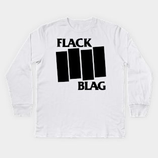 Flack Blag Kids Long Sleeve T-Shirt